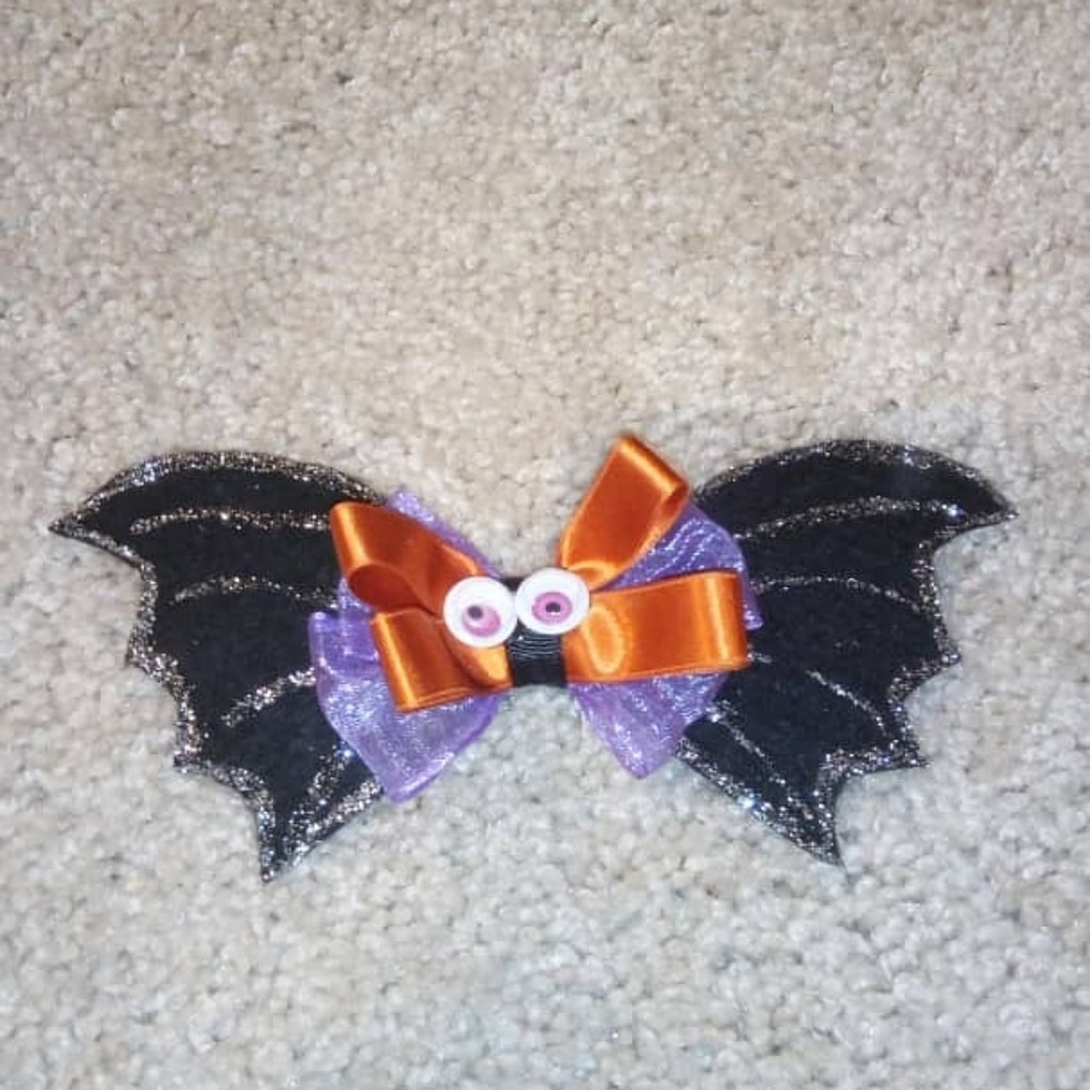 Halloween hair bows